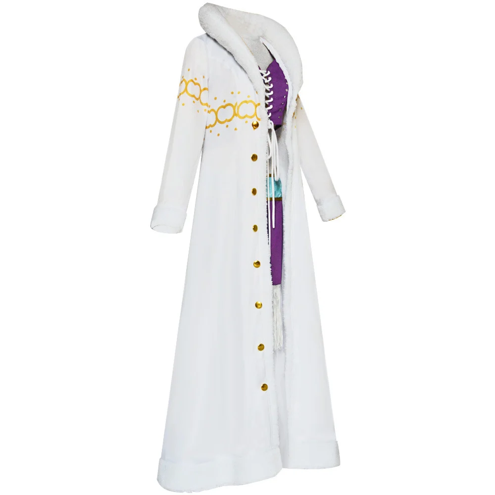 Costume de Nico Robin à col en fourrure — One Piece