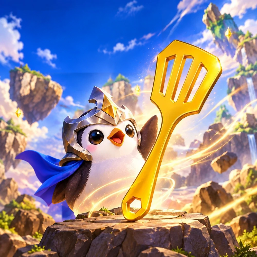 Porte-clés spatule dorée — Teamfight Tactics
