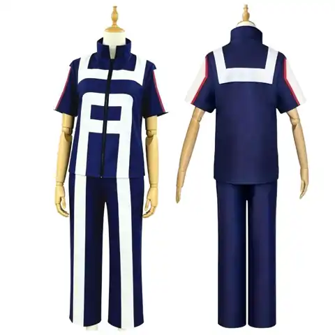 Marineblau-weißes Anime-Sportset — Anime Teamwear