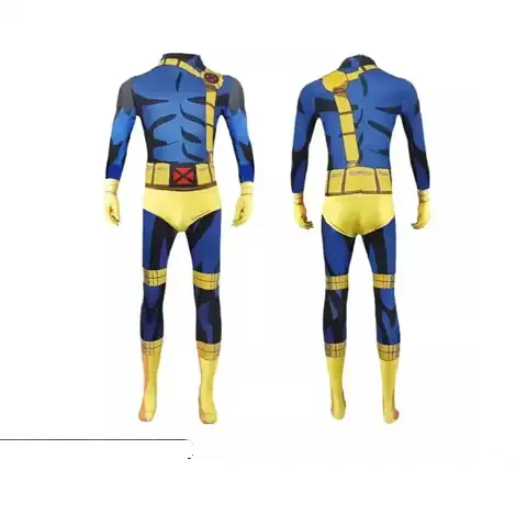 Bedruckter Cyclops-Helden-Ganzkörperanzug — X-Men