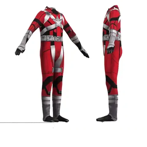 Bedrucktes Red Guardian-Kostüm — Thunderbolts