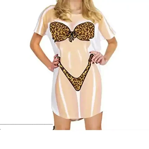 Hauskleid mit Bikini-Aufdruck — Lifestyle Apparel