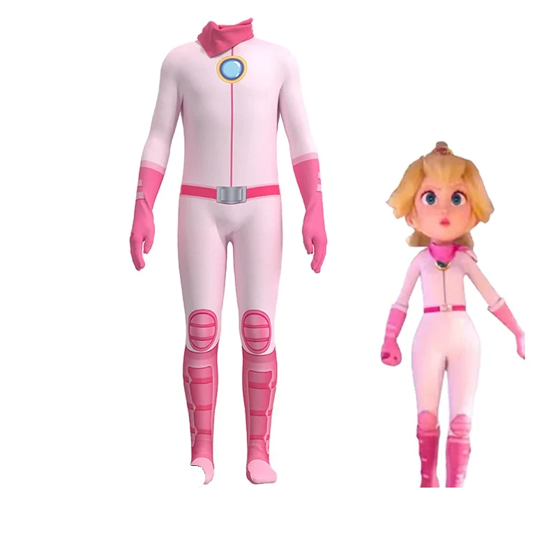 Bedruckter Princess-Peach-Ganzkörperanzug — Super Mario