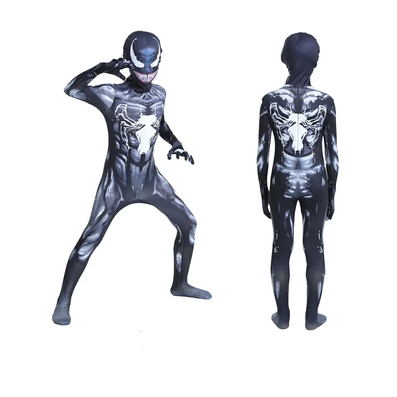 Traje integral de héroe arácnido simbionte