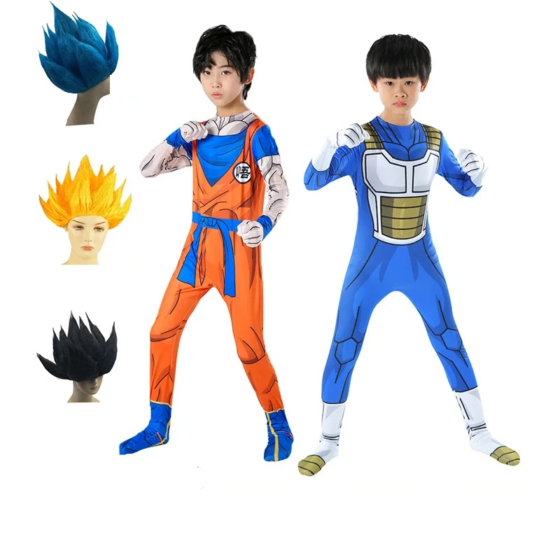 Trajes integrales de disfraz de Goku & Vegeta — Dragon Ball