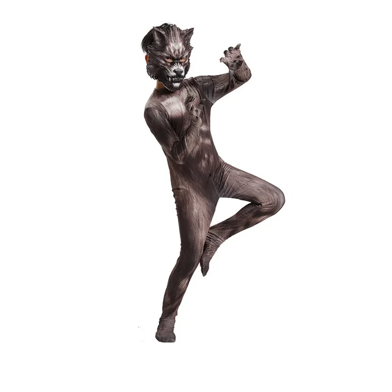Gamme de costumes et masques de loup-garou
