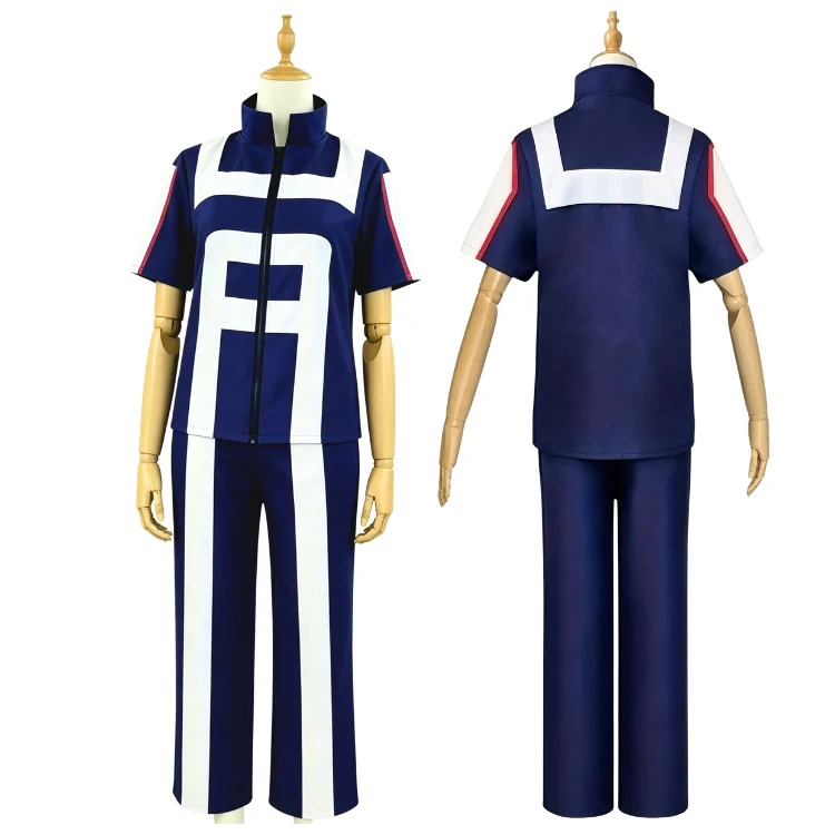 Navy & White Anime Sports Set