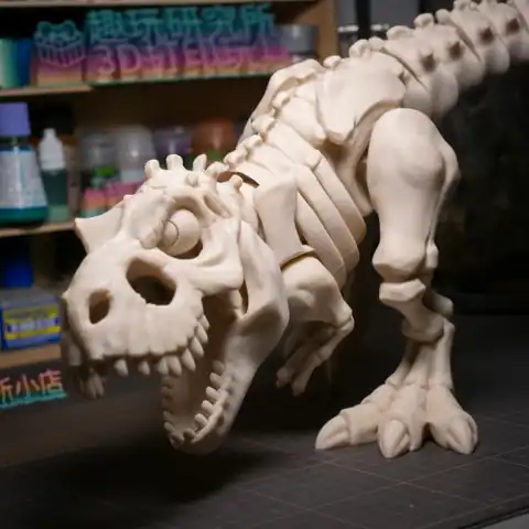 Articulated T-Rex Skeleton Model